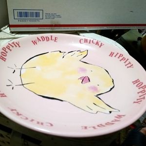🍱🐓VINTAGE R TABLE HIPPITY PLATE🍲🍝